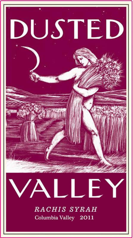 Dusted Valley Rachis Syrah 2011 Front Label