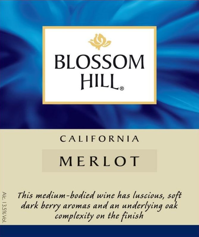 Blossom Hill Merlot 2015 Front Label