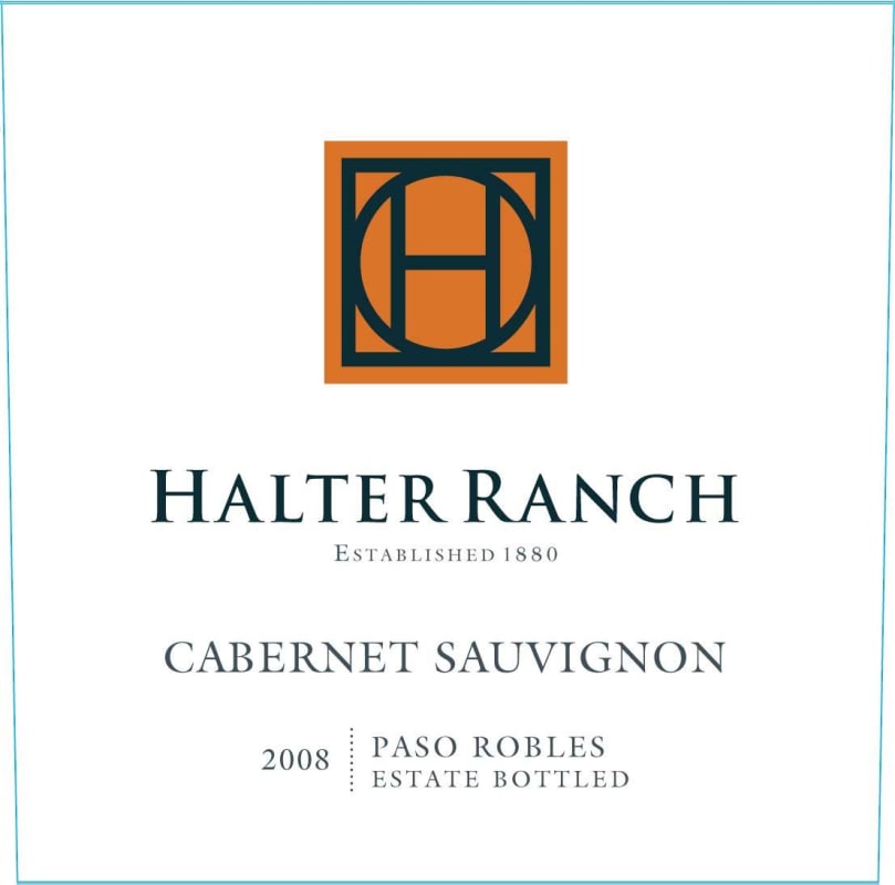 Halter Ranch Cabernet Sauvignon 2008 Front Label