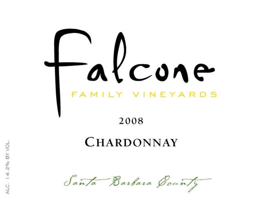 Falcone Chardonnay 2008 Front Label