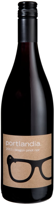 Portlandia Winery Pinot Noir 2015 Front Bottle Shot