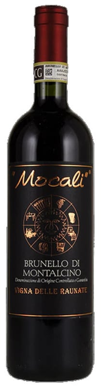Mocali Brunello di Montalcino Le Raunate 2017 Front Bottle Shot
