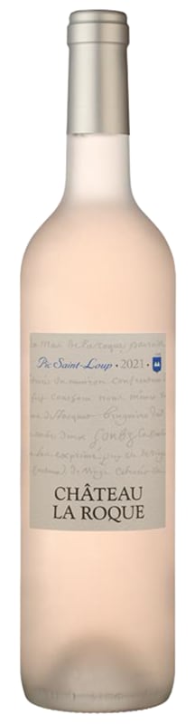 Chateau La Roque Pic Saint-Loup Rose 2021 Front Bottle Shot