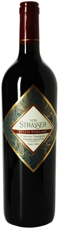 Von Strasser Diamond Mountain Estate Vineyard Cabernet Sauvignon 2012 Front Bottle Shot