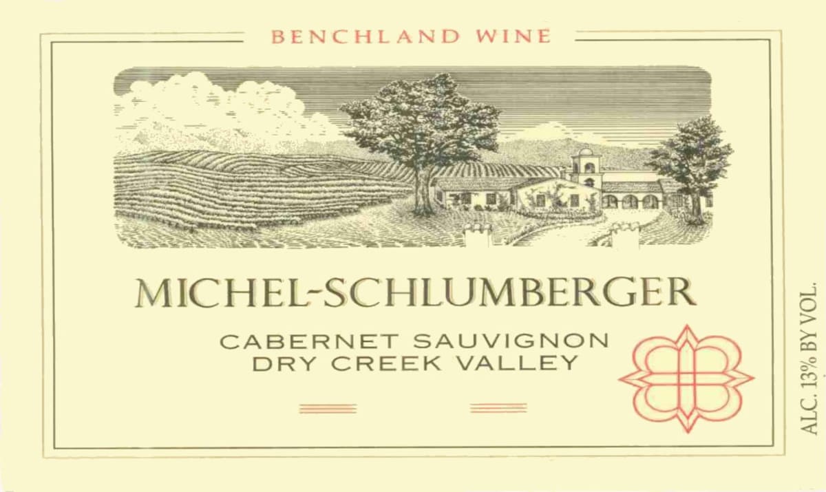Michel-Schlumberger Cabernet Sauvignon 2001 Front Label