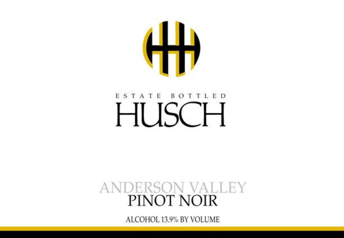 Husch Anderson Valley Pinot Noir 2007 Front Label