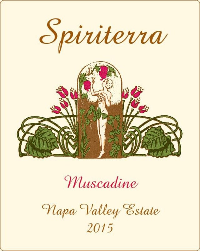 Spiriterra Vineyards Muscadine 2015 Front Label