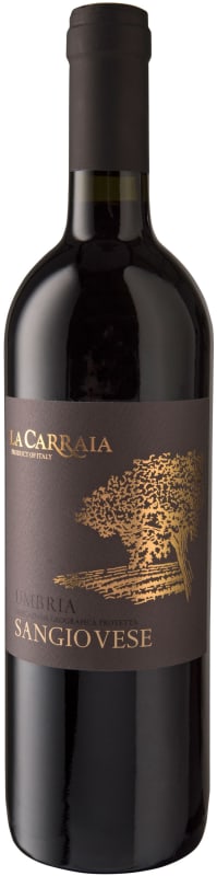 La Carraia Umbria Sangiovese 2015 Front Bottle Shot
