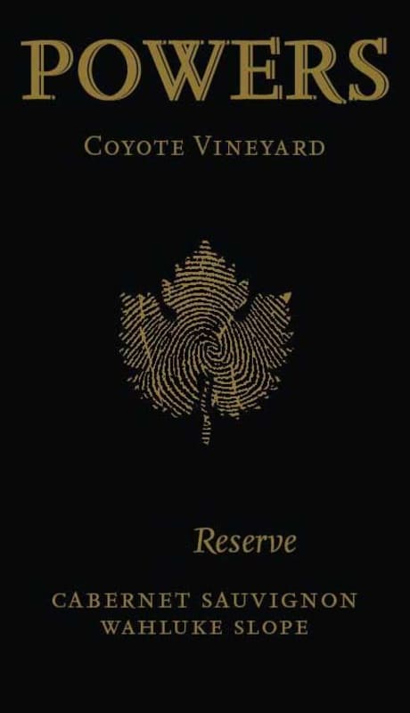 Powers Coyote Vineyard Reserve Cabernet Sauvignon 2012 Front Label