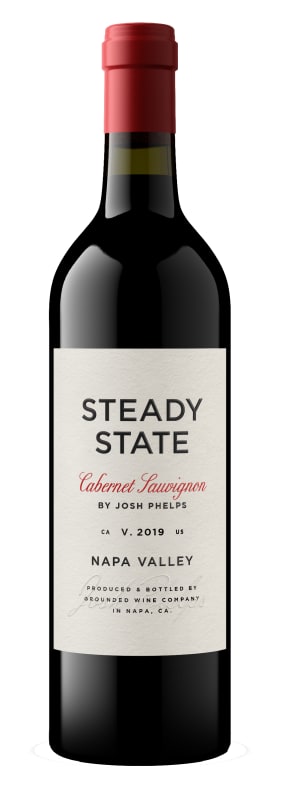 Grounded Wine Co. Steady State Napa Valley Cabernet Sauvignon 2019 Front Bottle Shot