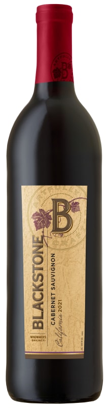 Blackstone Cabernet Sauvignon 2021 Front Bottle Shot