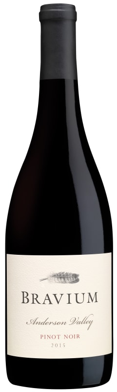 Bravium Anderson Valley Pinot Noir 2015 Front Bottle Shot
