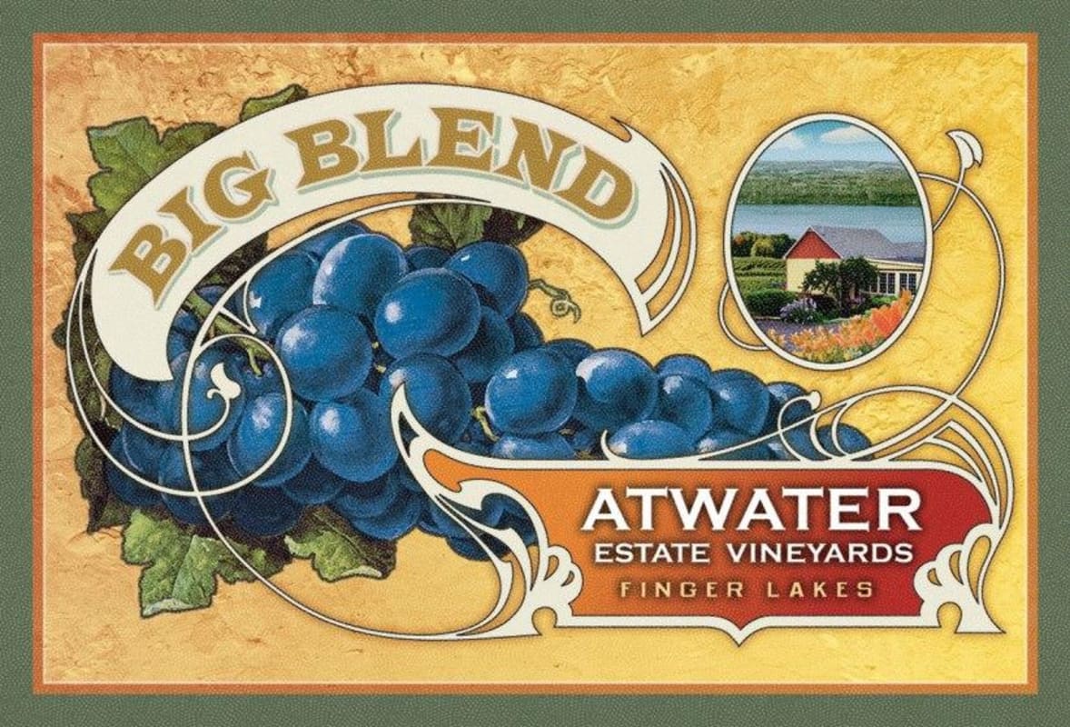 Atwater Estate Vineyards Big Blend Red 2011 Front Label