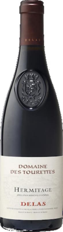 Delas Hermitage Domaine des Tourettes 2016 Front Bottle Shot
