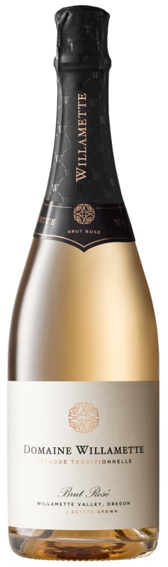 Domaine Willamette Brut Rose 2021 Front Bottle Shot