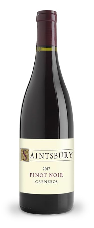 Saintsbury Carneros Pinot Noir (375ML half-bottle) 2017 Front Bottle Shot