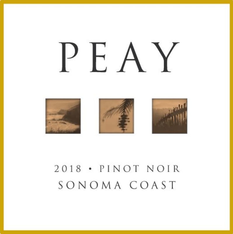 Peay Vineyards Sonoma Coast Pinot Noir 2018 Front Label