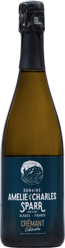 Domaine Sparr Celebration Cremant d'Alsace Brut Nature 2020 Front Bottle Shot