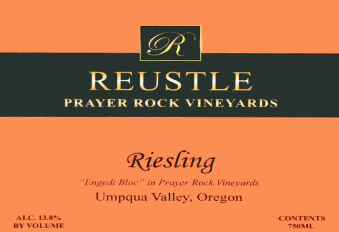 Reustle - Prayer Rock Vineyards Engedi Bloc Riesling 2009 Front Label