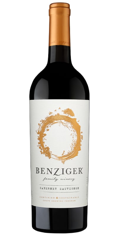 Benziger Sonoma County Cabernet Sauvignon 2017 Front Bottle Shot