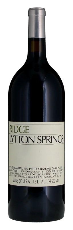Ridge Lytton Springs (1.5 Liter Magnum) 2023 Front Bottle Shot