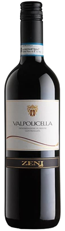 Zeni Valpolicella 2025 Front Bottle Shot