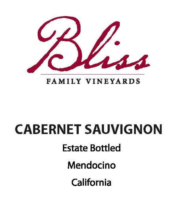 Bliss Cabernet Sauvignon 2015 Front Label