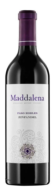 Maddalena Zinfandel 2018 Front Bottle Shot