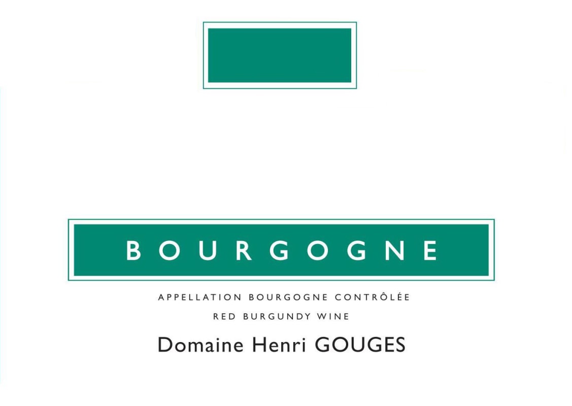 Domaine Henri Gouges Bourgogne Rouge 2016 Front Label