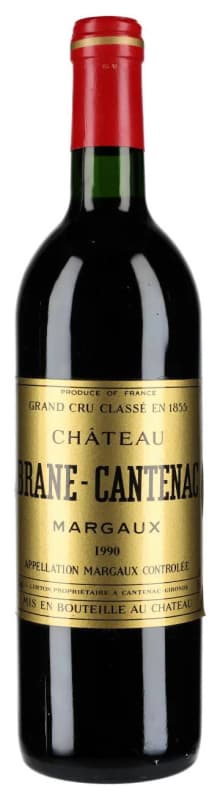 Chateau Brane-Cantenac 1990 Front Bottle Shot