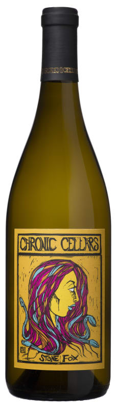 Chronic Cellars Stone Fox White Blend 2016 Front Bottle Shot