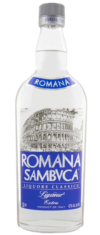Romana Sambuca Liqueur Front Bottle Shot