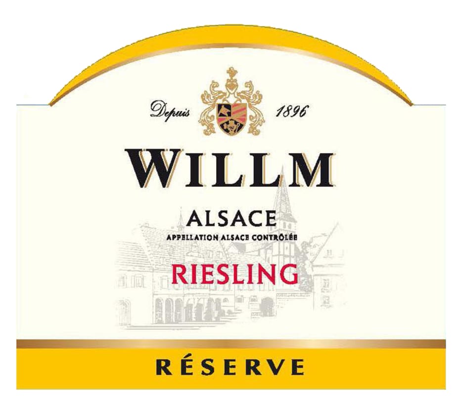 Willm Reserve Riesling (375ML half-bottle) 2020 Front Label
