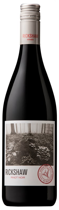 Rickshaw Pinot Noir 2015 Front Bottle Shot