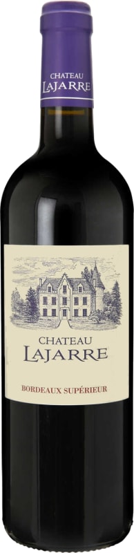 Chateau Lajarre Bordeaux Superieur 2020 Front Bottle Shot