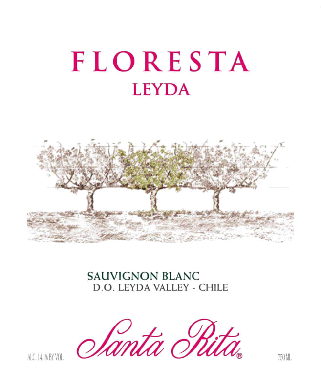 Santa Rita Floresta Leyda Sauvignon Blanc 2015 Front Label