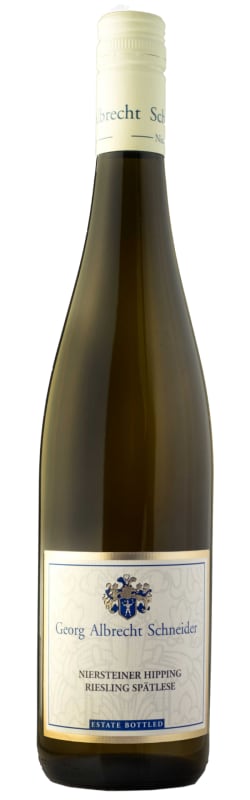 Georg Albrecht Schneider Niersteiner Hipping Riesling Spatlese 2019 Front Bottle Shot