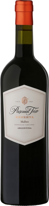 Pascual Toso Reserva Malbec 2018 Front Bottle Shot