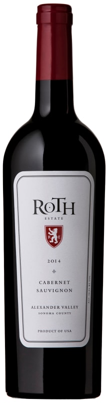Roth Estate Alexander Valley Cabernet Sauvignon 2014 Front Bottle Shot