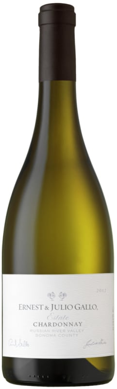 Gallo Estate Chardonnay 2012 Front Bottle Shot