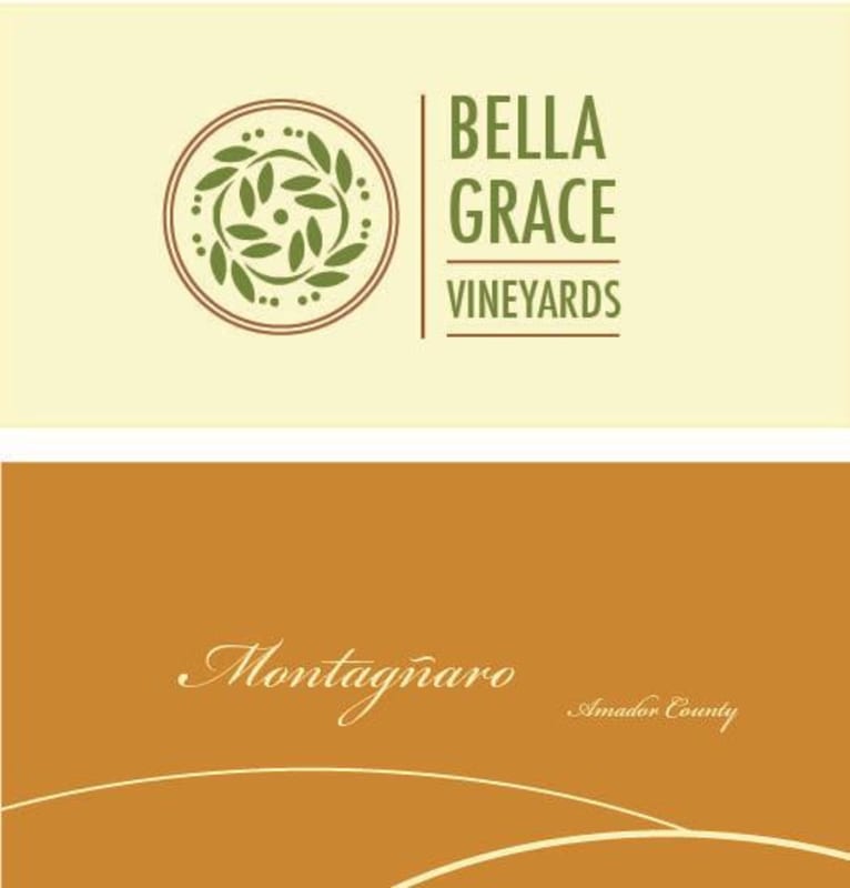 BellaGrace Vineyards Montagnaro 2016 Front Label