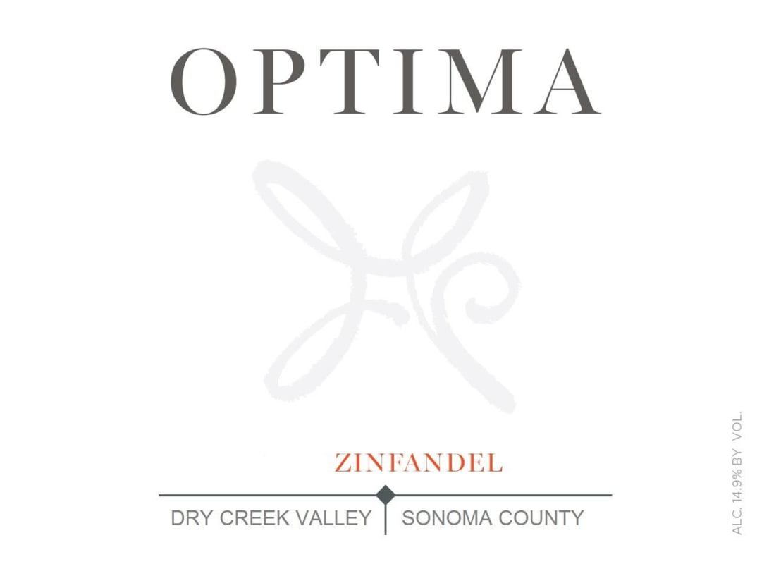 Optima Dry Creek Valley Zinfandel 2017 Front Label