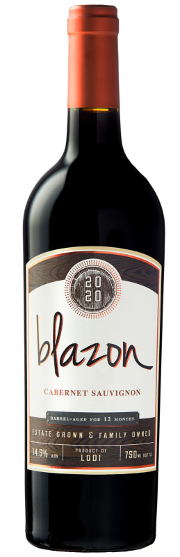 Blazon Cabernet Sauvignon 2020 Front Bottle Shot