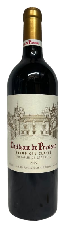 Chateau de Pressac 2019 Front Bottle Shot