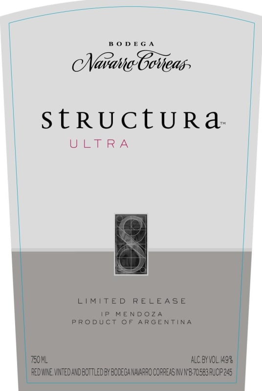 Navarro Correas Structura Ultra 2009 Front Label