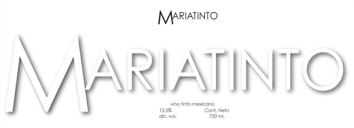 Mariatinto Tinto 2018 Front Label