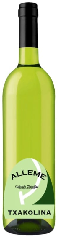 Alleme Getariako Txakolina 2020 Front Bottle Shot