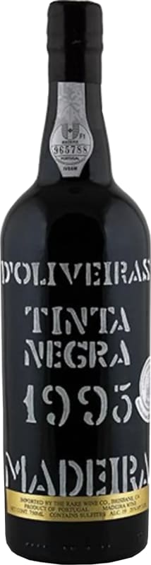 D'Oliveira Tinta Negra Medium Dry Madeira 1995 Front Bottle Shot