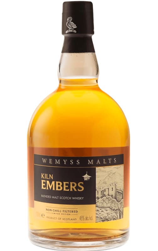 Wemyss Malts Kiln Embers Blended Malt Scotch Whisky Front Bottle Shot