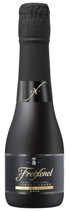 Freixenet Sparkling Cordon Negro Brut (187ML Split) Front Bottle Shot